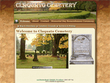 Tablet Screenshot of claquatocemetery.com